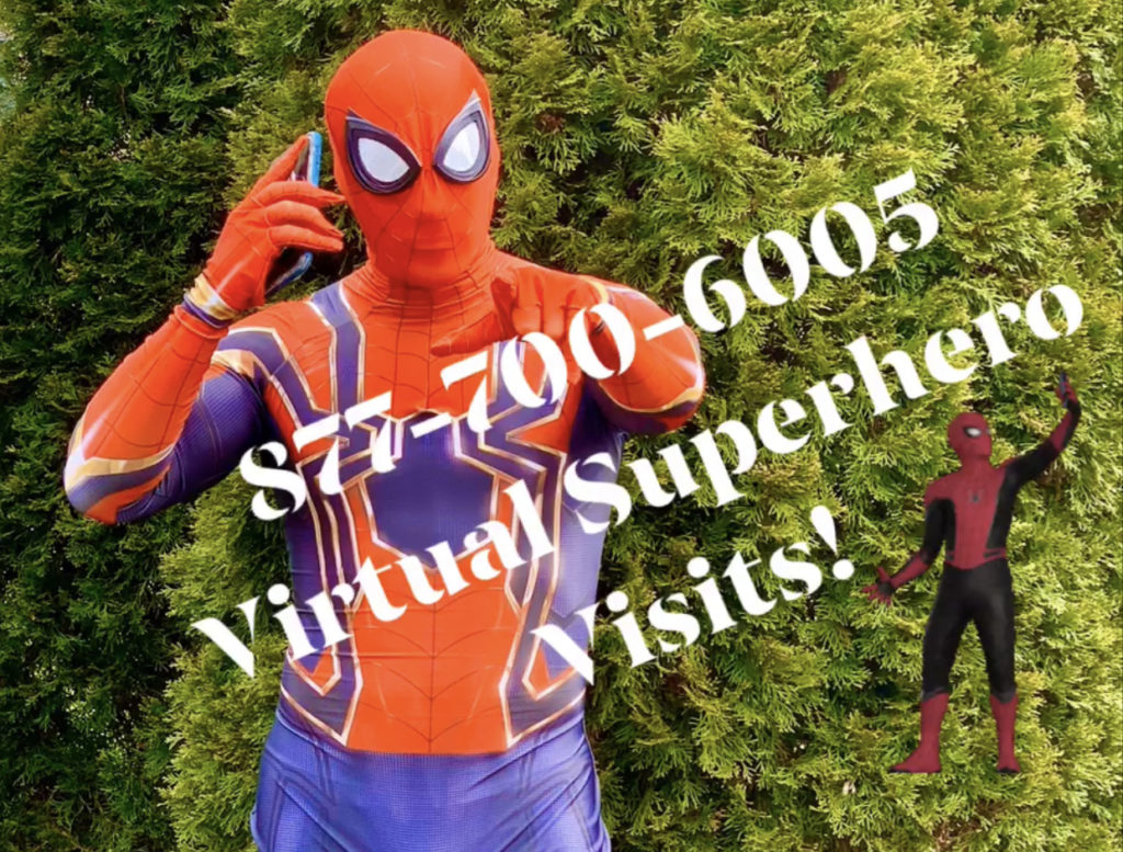Virtual Superhero Visits