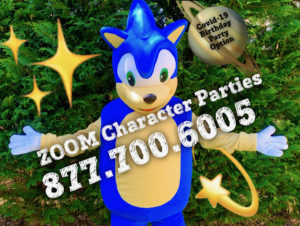 Kids Character ZOOM Video Calls, Virtual Character Visits