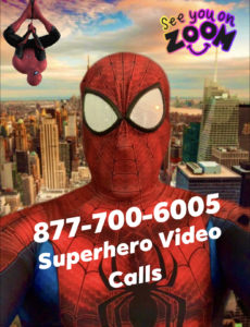 Superhero ZOOM Party, Superhero Video Calls
