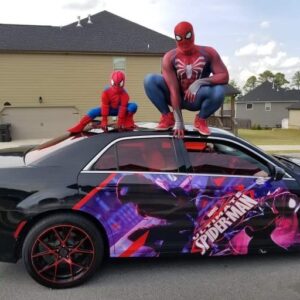 Hire Spiderman and his Theme Car