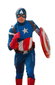 Rent Captain America for a Kids Party